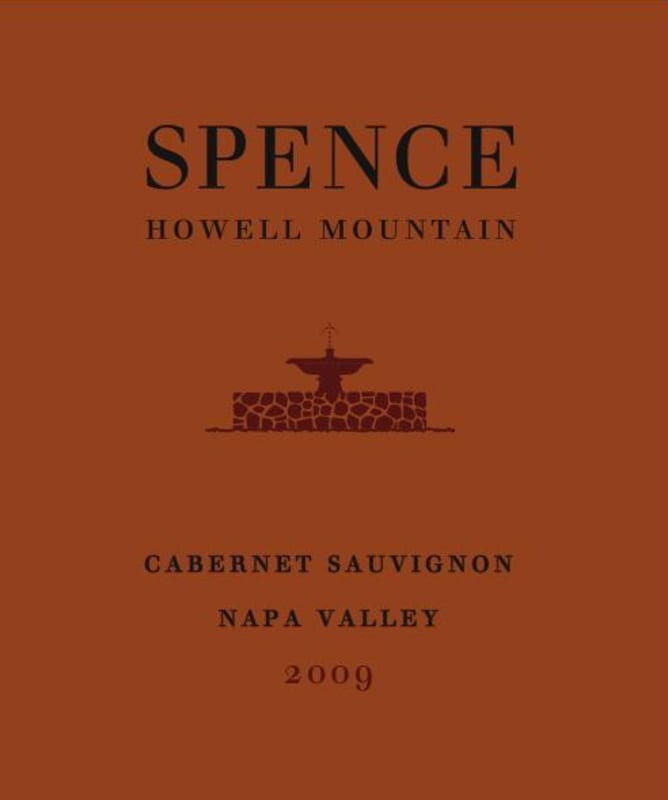 Spence Vineyards Cabernet Sauvignon 2009 Front Label