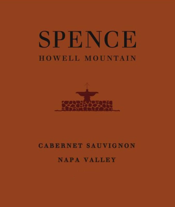 Spence Vineyards Cabernet Sauvignon 2012 Front Label