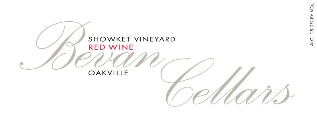 Bevan Cellars Showket Vineyard Red 2008 Front Label