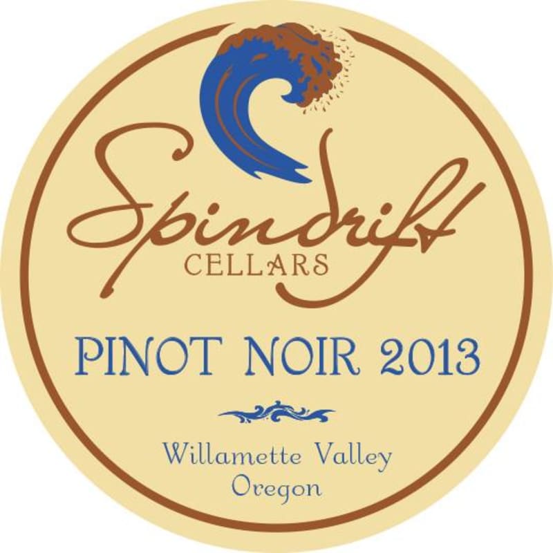 Spindrift Cellars Pinot Noir 2013 Front Label