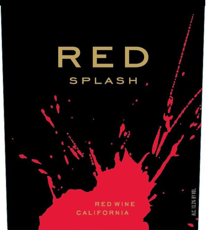 Splash Wines Red Splash 2012 Front Label
