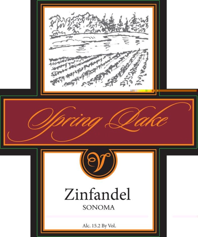 Spring Lake Winery Zinfandel 2010 Front Label
