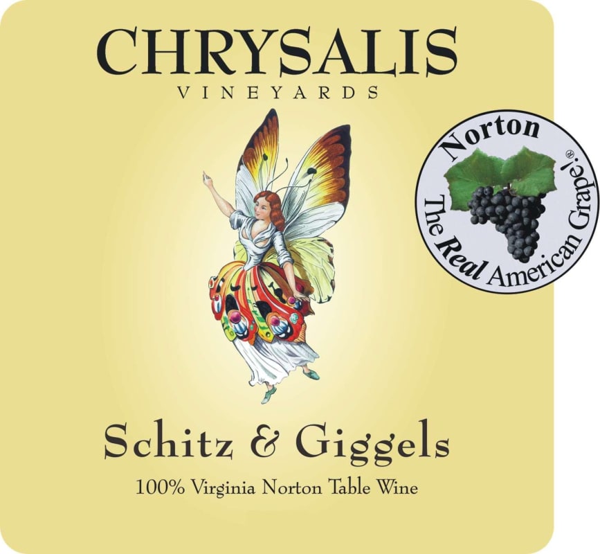 Chrysalis Norton Schitz and Giggels 2014 Front Label