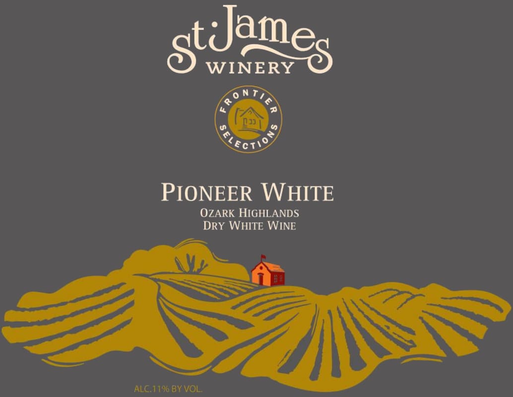 St James Winery Pioneer White 2013 Front Label