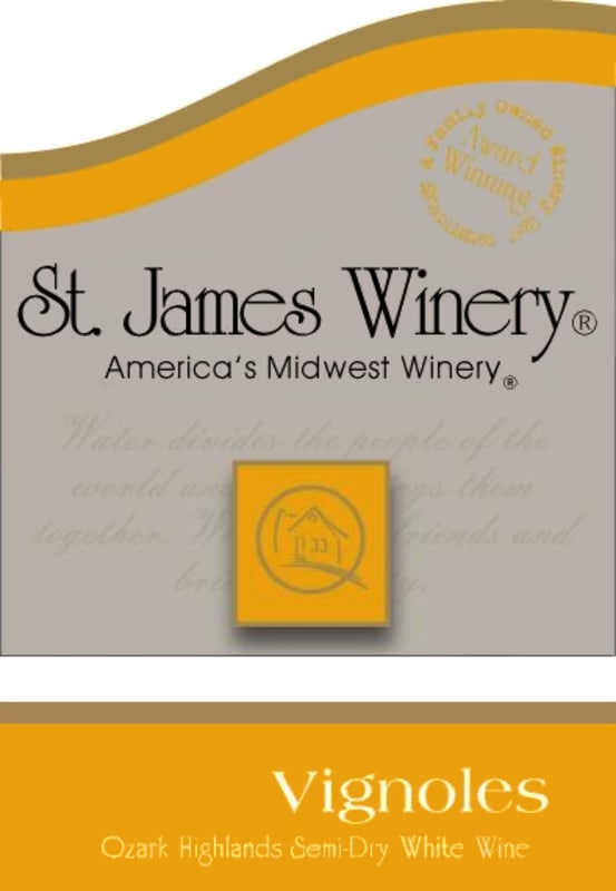 St James Winery Semi-Dry Vignoles 2011 Front Label