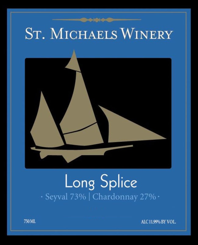 St Michaels Winery Long Splice White 2015 Front Label