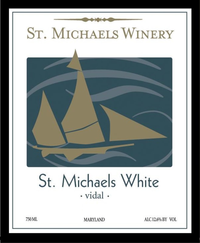 St Michaels Winery St. Michaels White 2015 Front Label