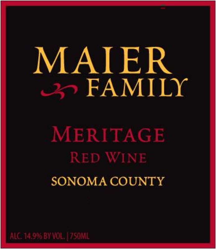 St. Helena Road Vineyards Maier Meritage 2006 Front Label
