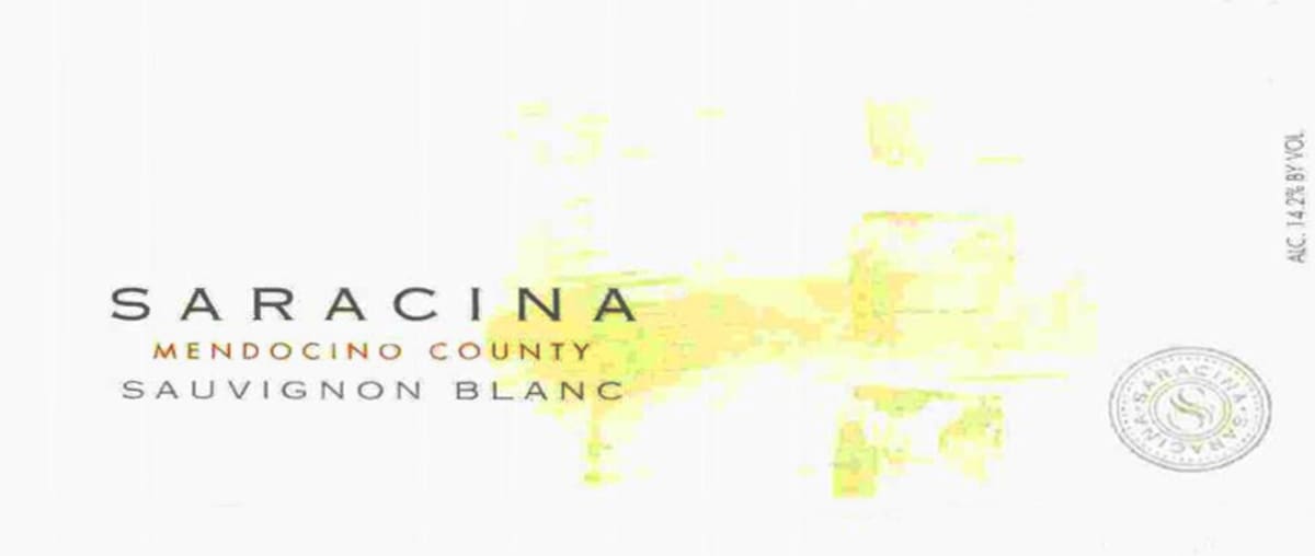 Saracina Vineyards Sauvignon Blanc 2009 Front Label