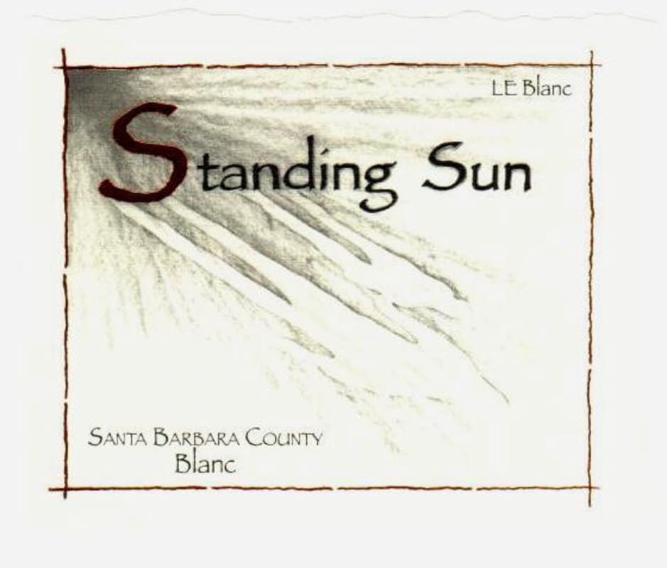Standing Sun Wines Le Blanc 2012 Front Label