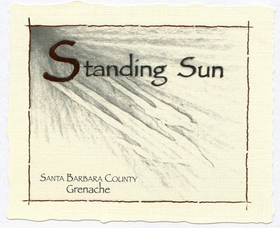 Standing Sun Wines Grenache 2011 Front Label