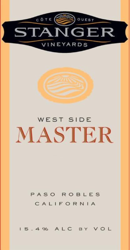 Stanger Vineyards West Side Master 2010 Front Label