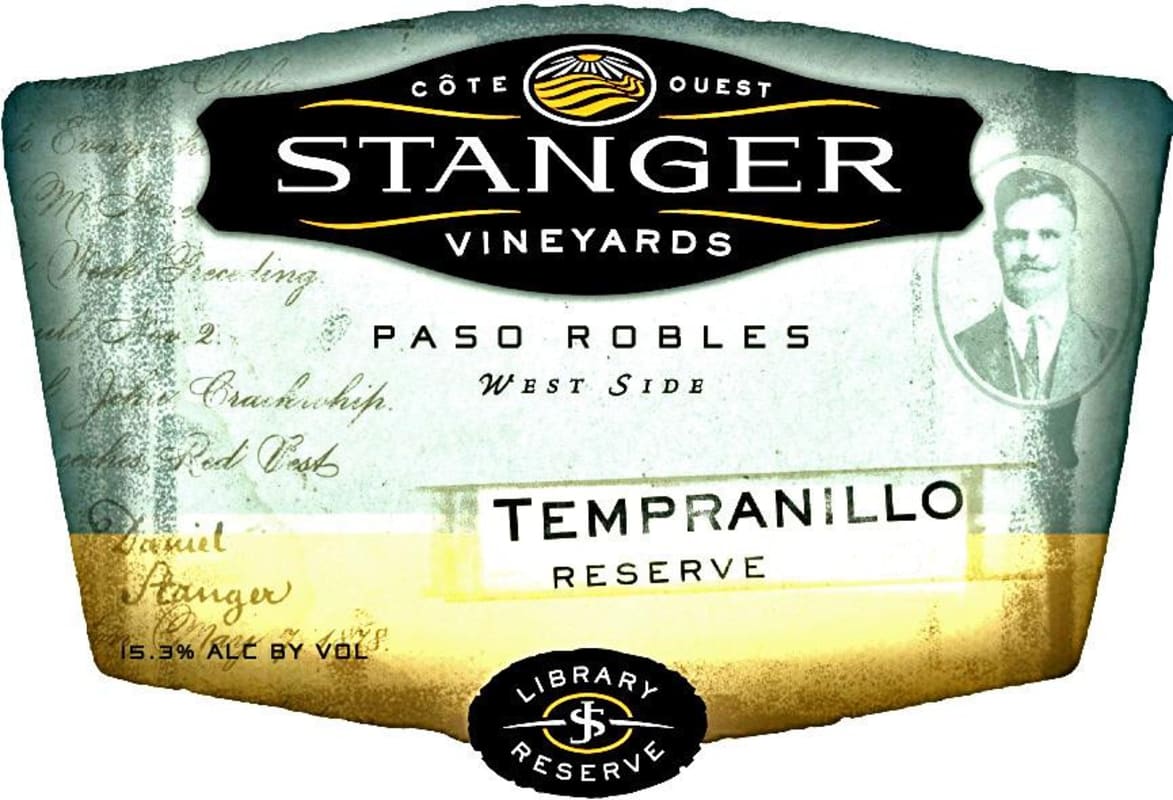 Stanger Vineyards Reserve Tempranillo 2009 Front Label