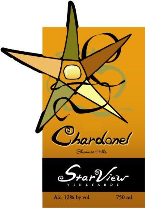 Star View Vineyards Chardonel 2014 Front Label