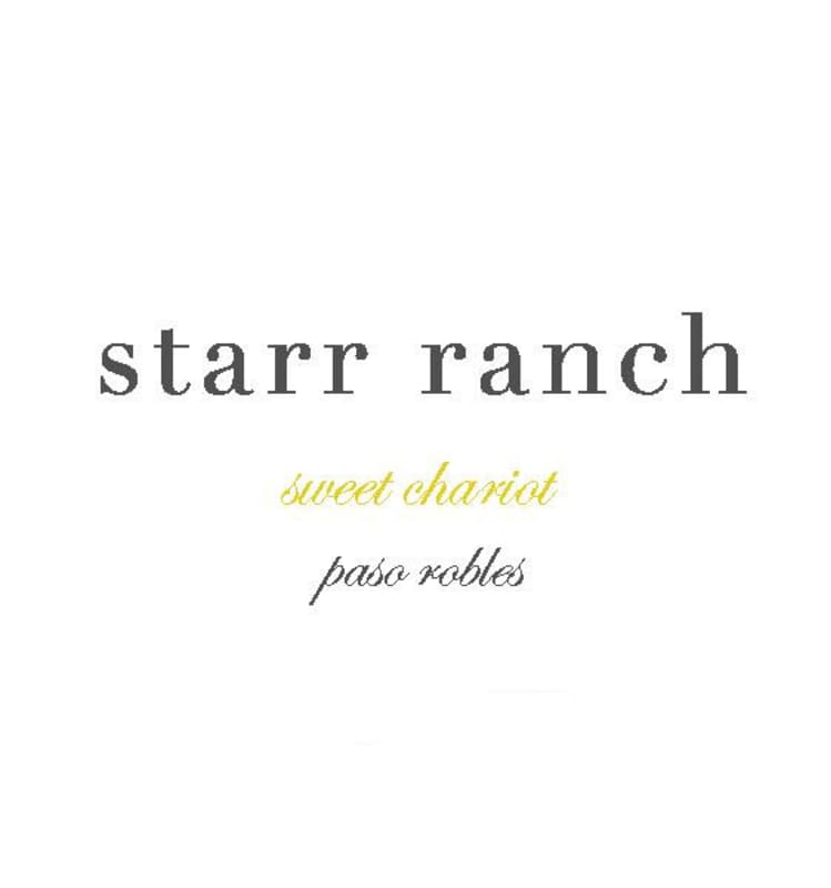 Starr Ranch Vineyard and Winery Sweet Chariot 2013 Front Label