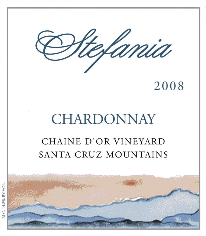 Stefania Wine Chaine dOr Vineyard Chardonnay 2008 Front Label