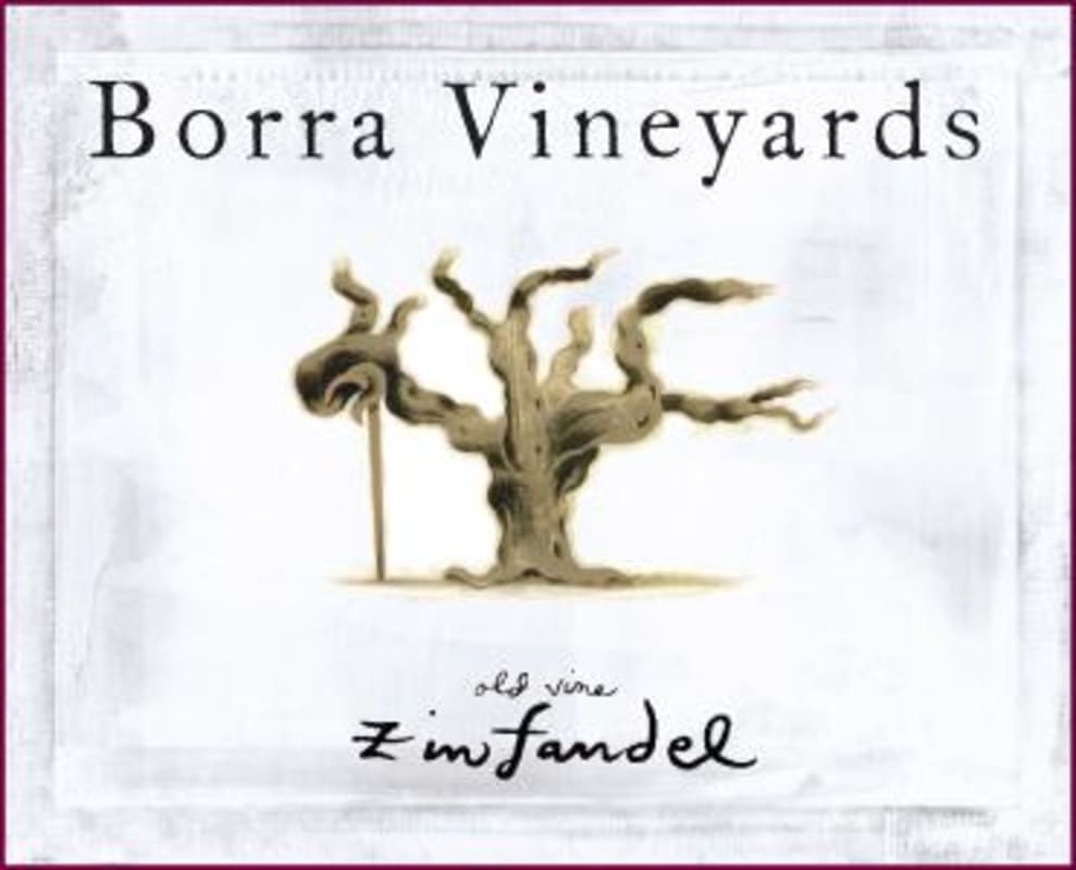 Stephen Borra Wines Old Vine Zinfandel 2004 Front Label