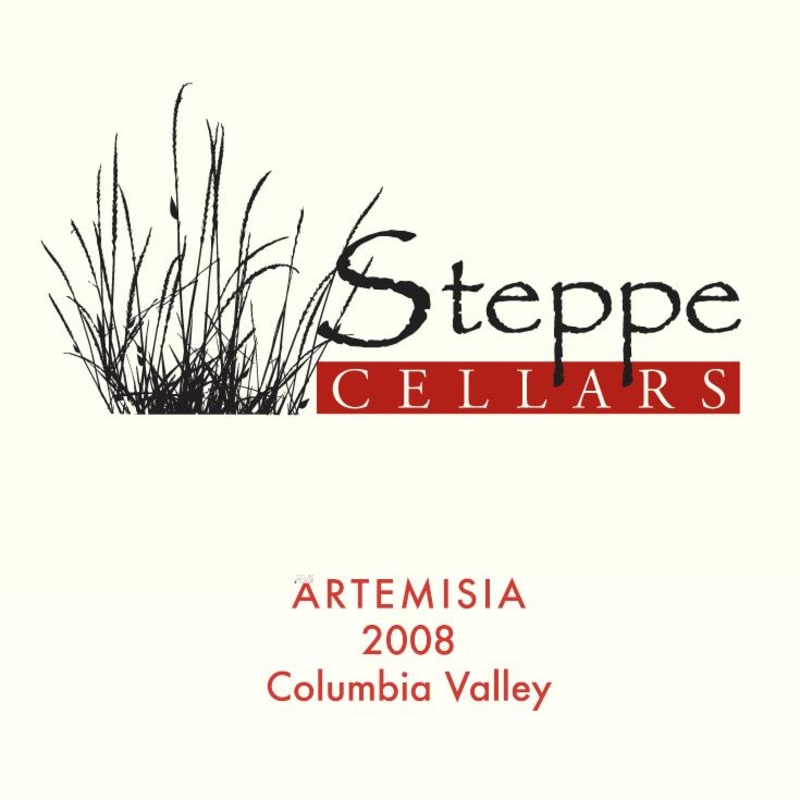 Steppe Cellars Artemisia 2008 Front Label