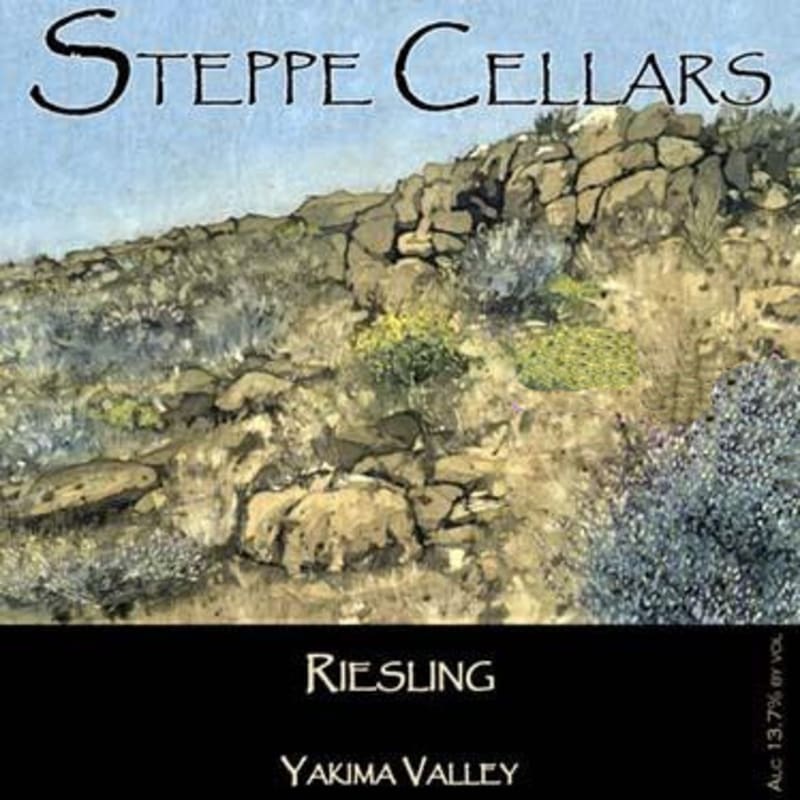 Steppe Cellars Dry Riesling 2006 Front Label