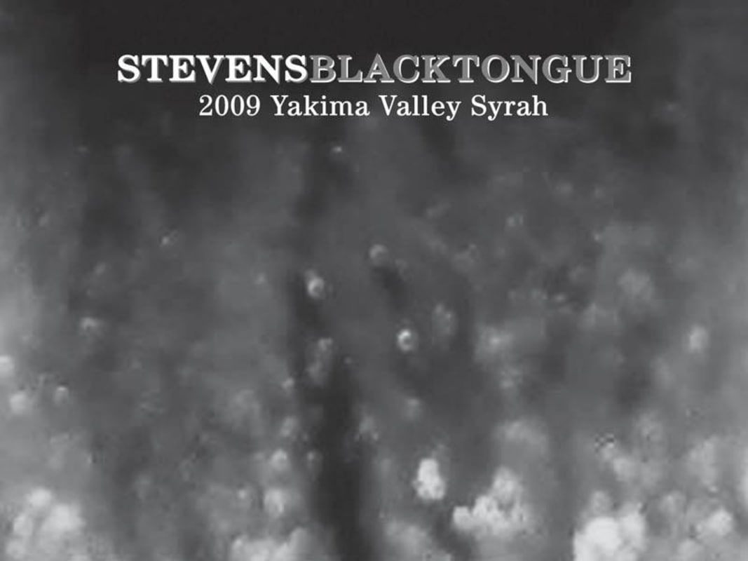 Stevens Winery Black Tongue Syrah 2009 Front Label