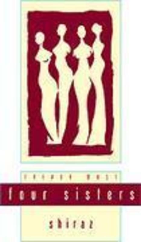 Four Sisters Shiraz 2000 Front Label