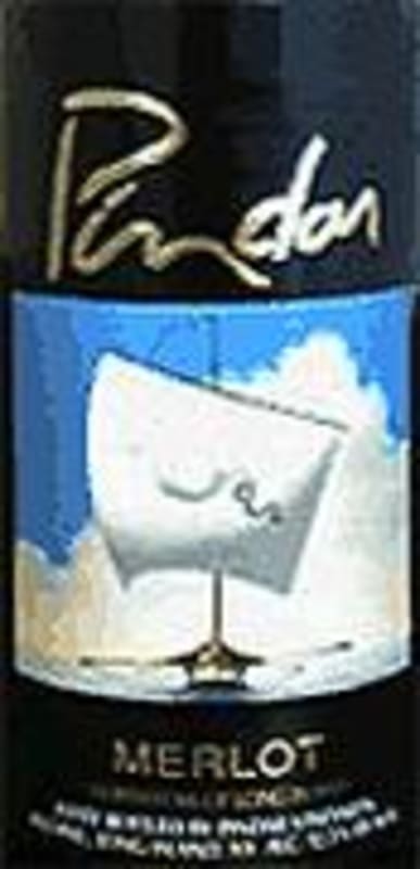 Pindar Merlot 1999 Front Label
