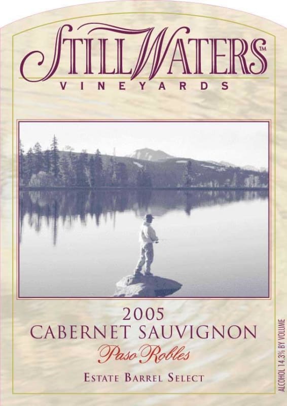 Still Waters Vineyards Estate Barrel Select Cabernet Sauvignon 2005 Front Label