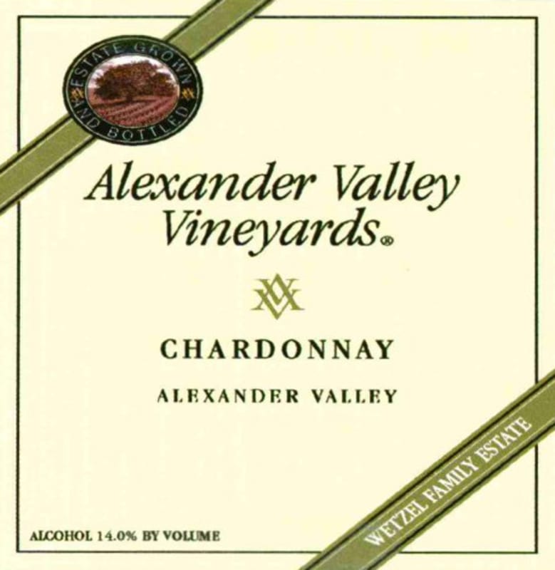 Alexander Valley Vineyards Chardonnay 2005 Front Label