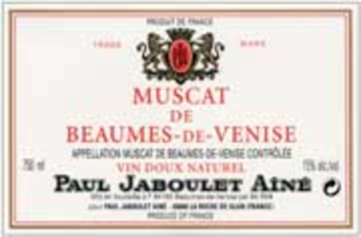 Jaboulet Beaumes de Venise Muscat 2001 Front Label