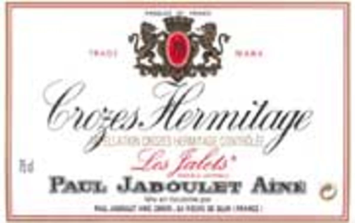 Jaboulet Crozes-Hermitage Les Jalets Rouge 2001 Front Label