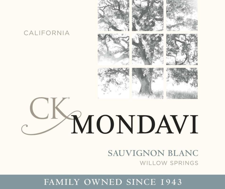 CK Mondavi Willow Springs Sauvignon Blanc 2013 Front Label