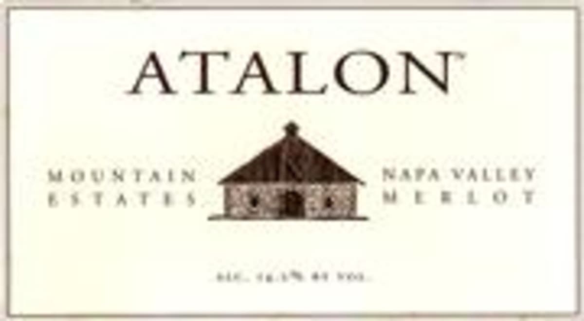 Atalon Mountain Estate Merlot 1998 Front Label