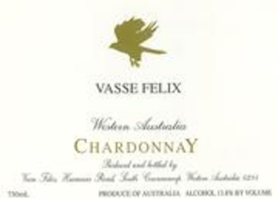 Vasse Felix Chardonnay 2001 Front Label