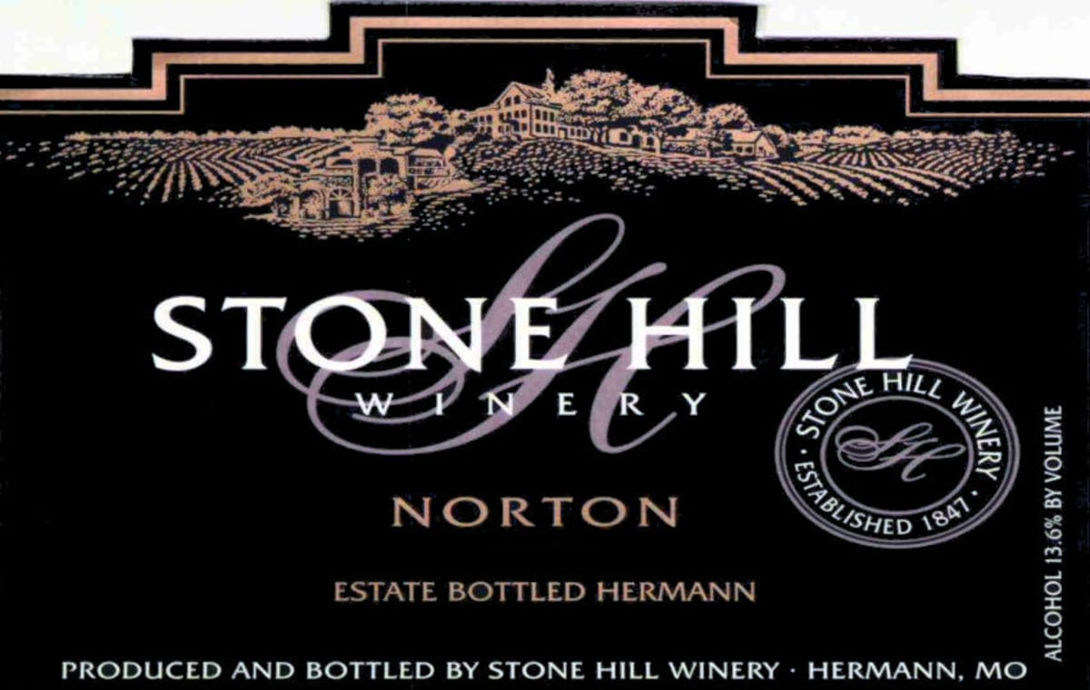 Stone Hill Winery Norton 2007 Front Label