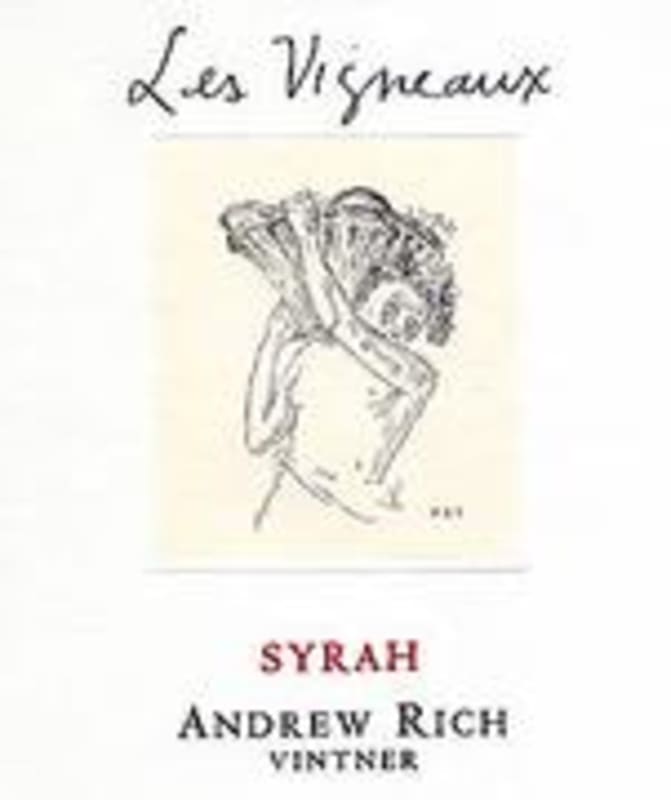Andrew Rich Columbia Valley Syrah 2001 Front Label