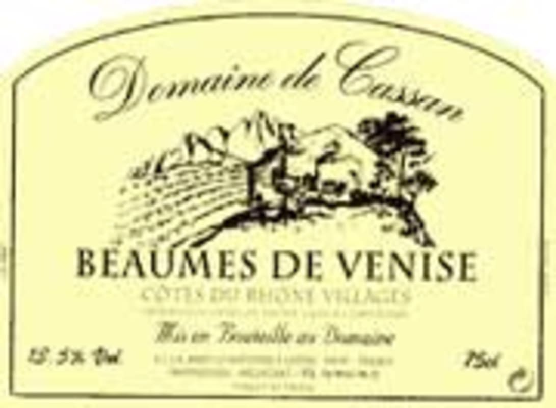 Dom. de Cassan Beaumes de Venise Blanc 2000 Front Label