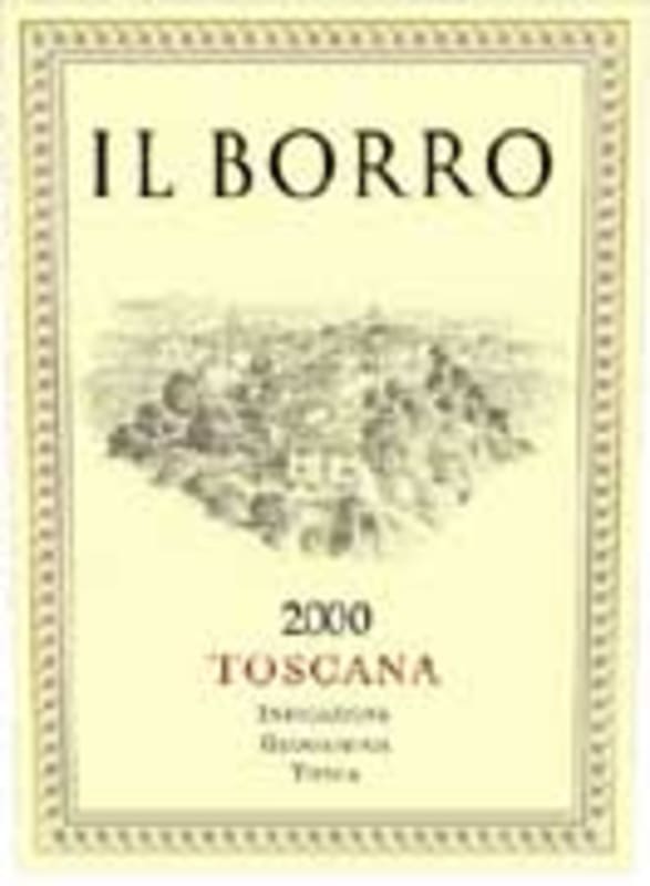 Il Borro 2000 Front Label