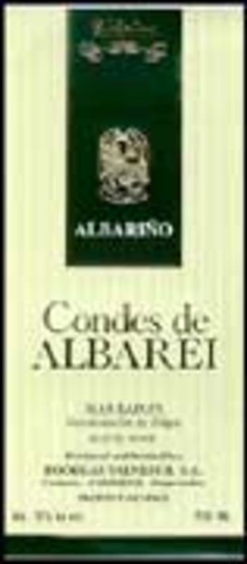 Condes de Albarei Albarino 2002 Front Label