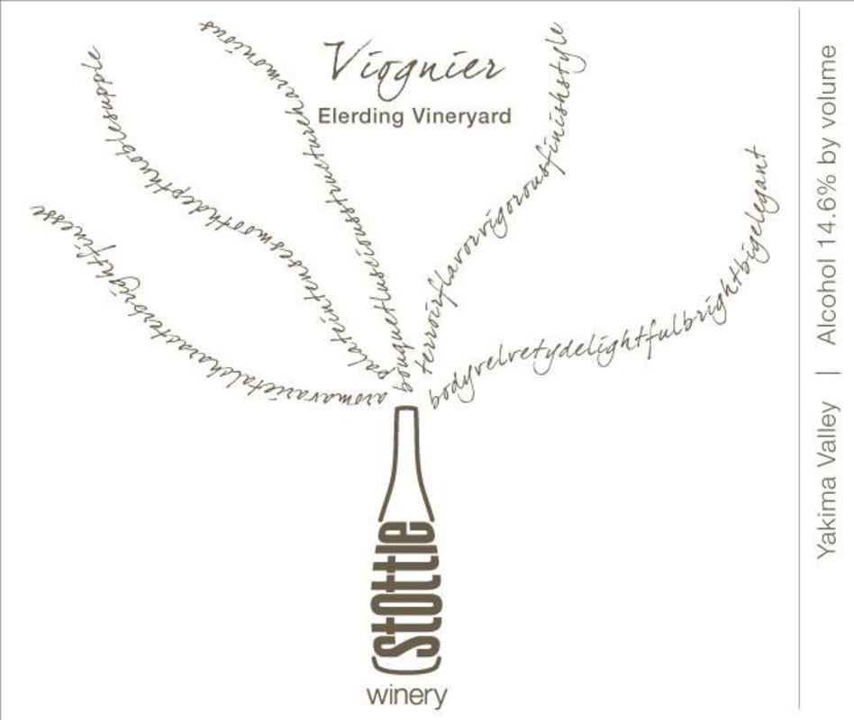 Stottle Winery Elerding Vineyard Viognier 2014 Front Label
