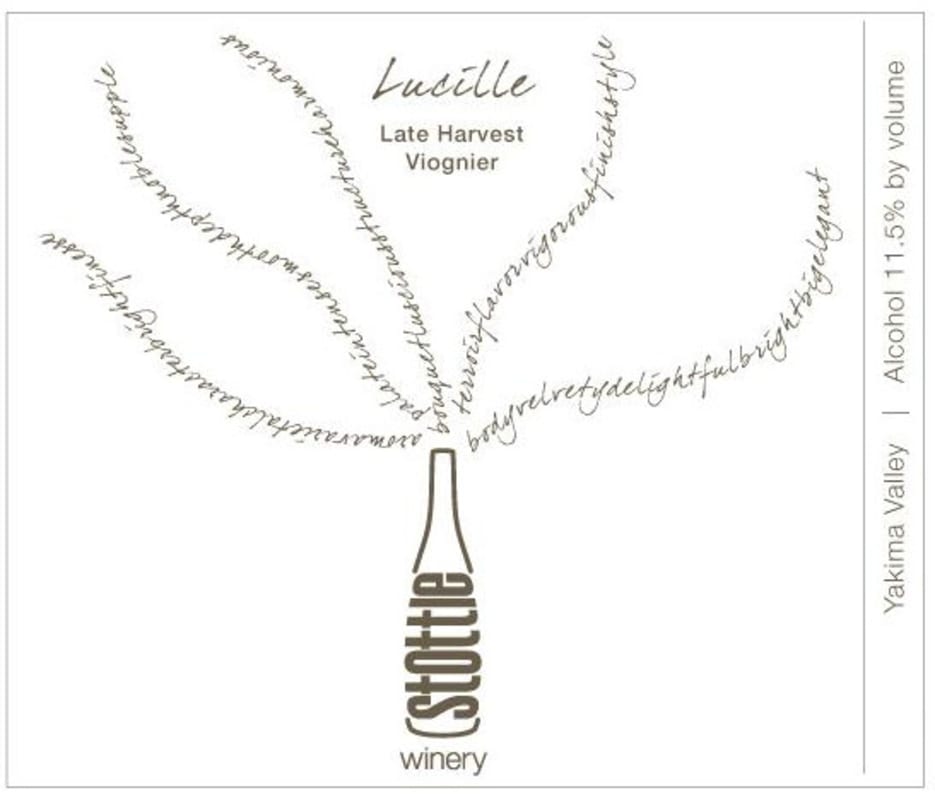 Stottle Winery Lucille Late Harvest Viognier 2013 Front Label