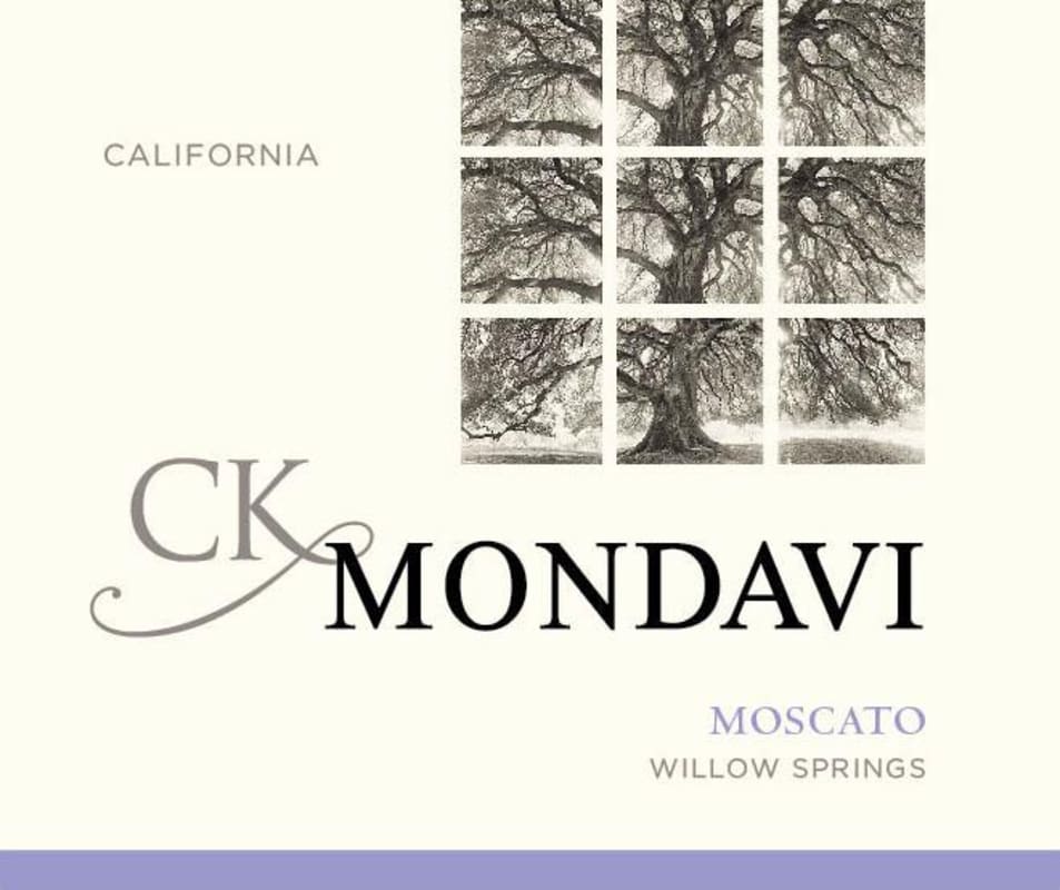 CK Mondavi Willow Spring Moscato 2015 Front Label
