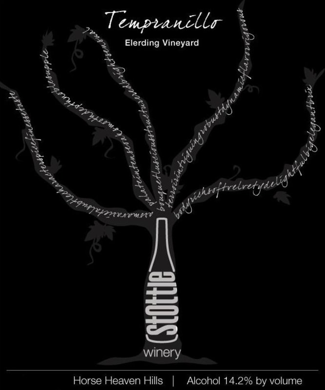 Stottle Winery Elerding Vineyard Tempranillo 2012 Front Label