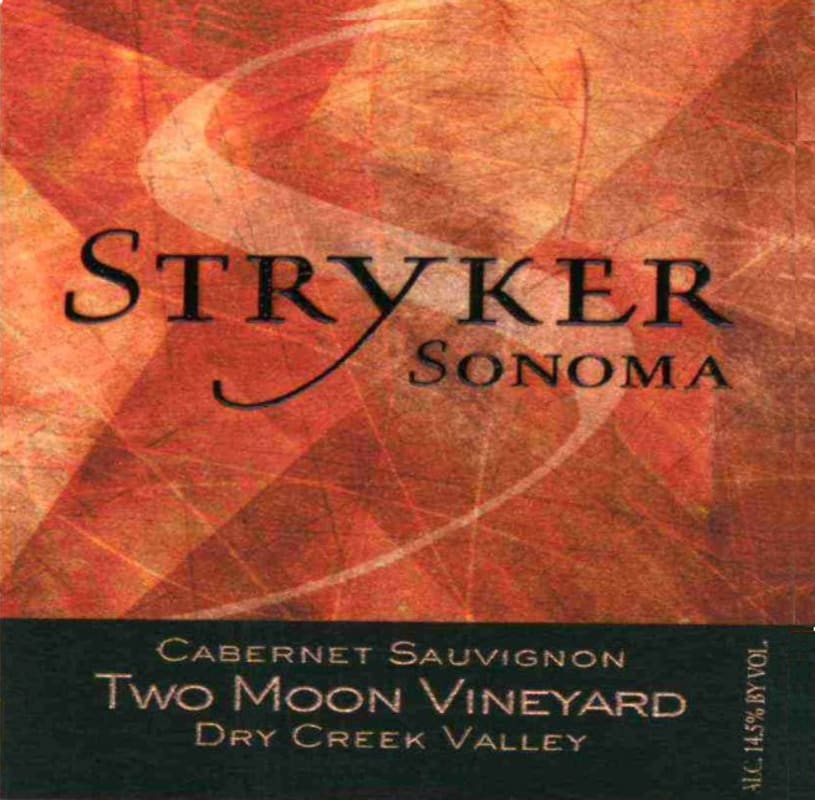 Stryker Sonoma Two Moon Vineyard Cabernet Sauvignon 2005 Front Label