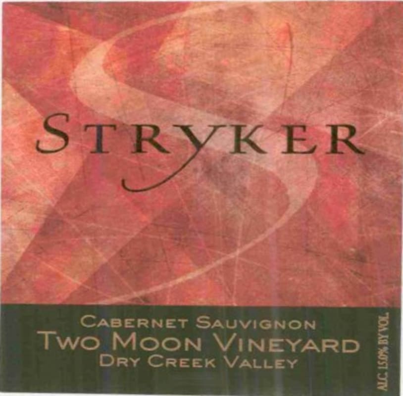 Stryker Sonoma Two Moon Vineyard Cabernet Sauvignon 2003 Front Label