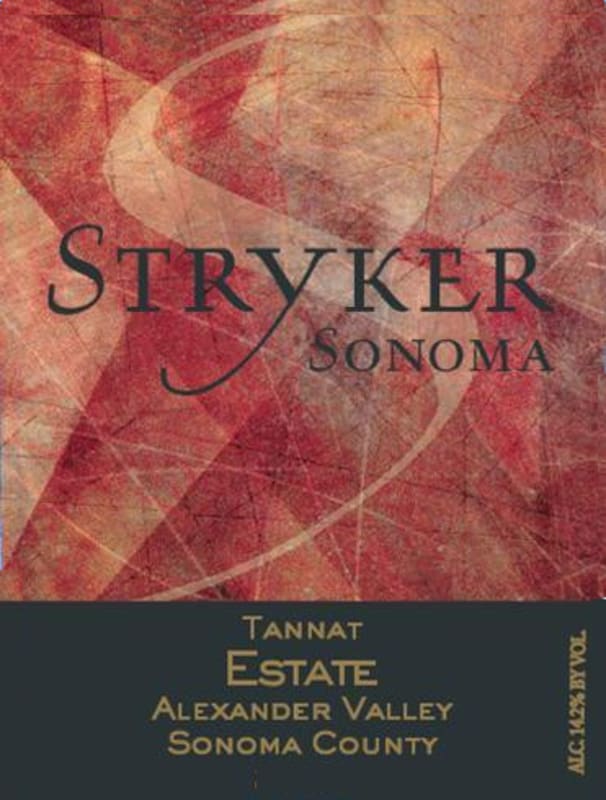 Stryker Sonoma Estate Tannat 2012 Front Label