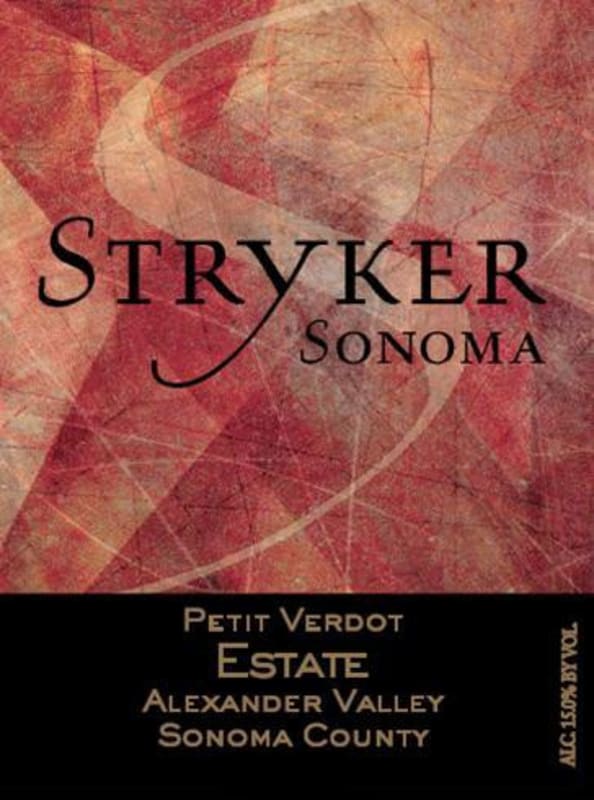Stryker Sonoma Estate Petit Verdot 2013 Front Label
