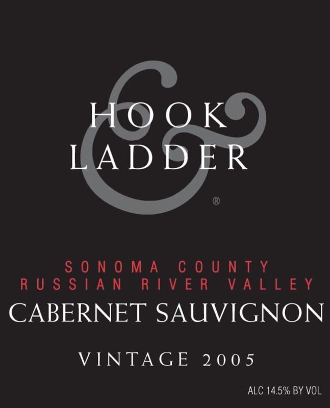 Hook & Ladder Cabernet Sauvignon 2005 Front Label