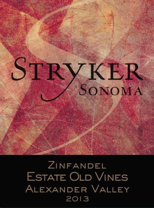 Stryker Sonoma Estate Old Vines Zinfandel 2013 Front Label