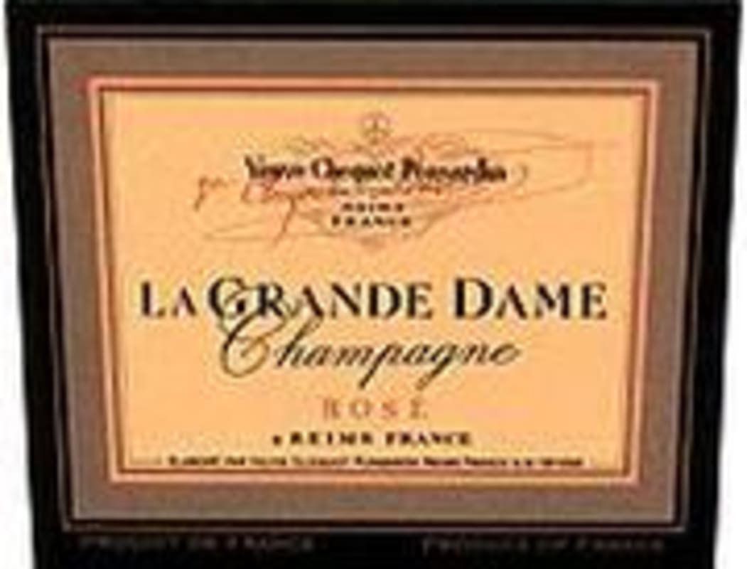 Veuve Clicquot La Grande Dame Rose 1995 Front Label