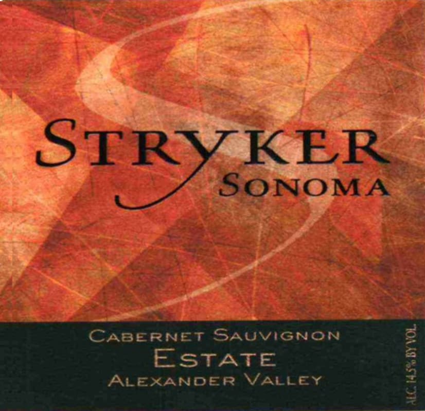 Stryker Sonoma Estate Cabernet Sauvignon 2005 Front Label